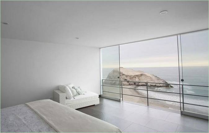 Vue de la fenêtre de la chambre de la maison Casa VU