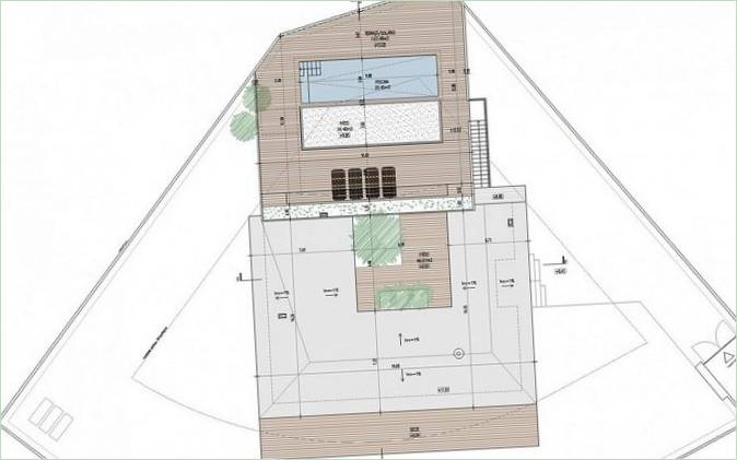 Dessin schématique de la Casa do Pego