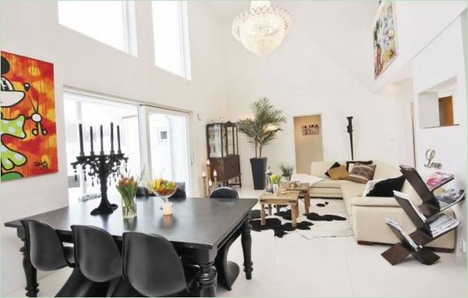 Intérieur d'une maison en Suède