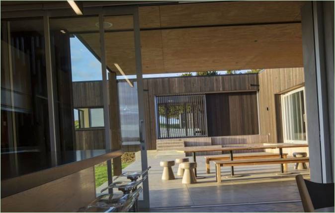 Intérieur d'une maison à un étage en Nouvelle-Zélande