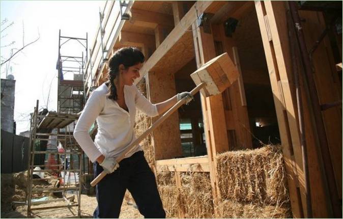 Construire une maison en bottes de paille