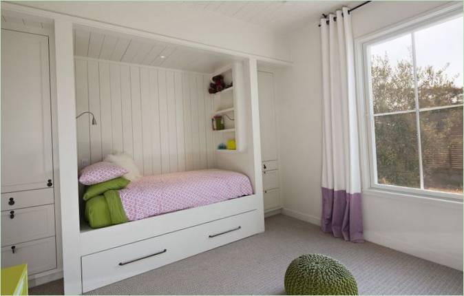 Intérieur d'une résidence californienne de plain-pied