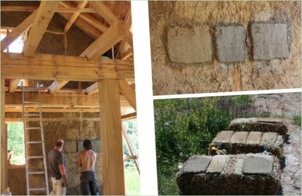 Construire une maison écologique à partir d'herbes sèches