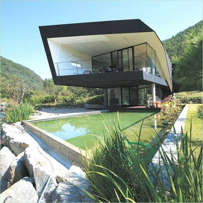 Le design inhabituel de la luxueuse villa Troojet d'AND