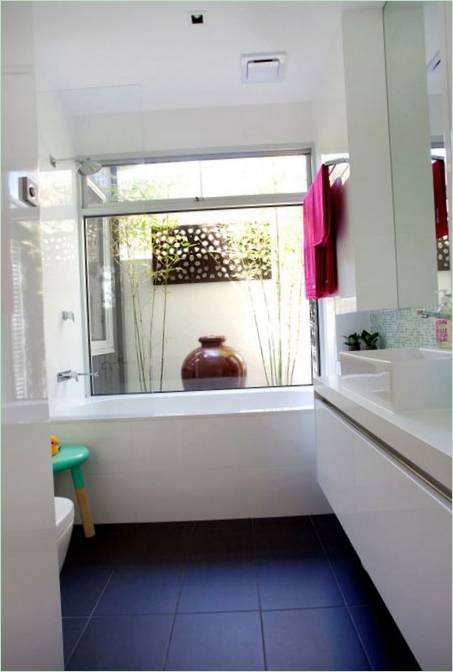 Intérieur des toilettes