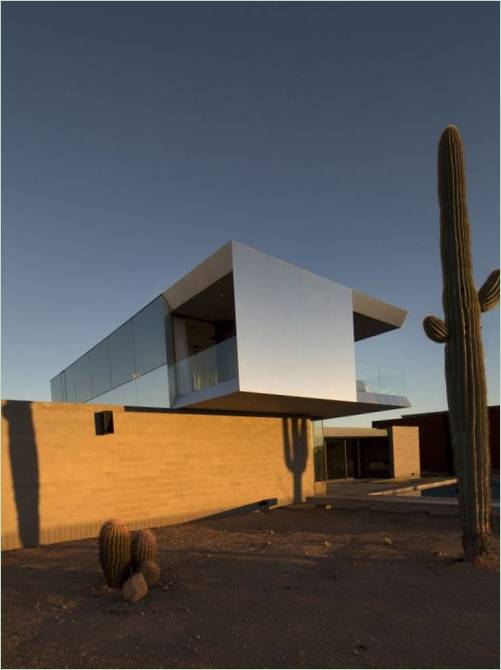 Maison dans les contreforts des montagnes McDowell en Arizona