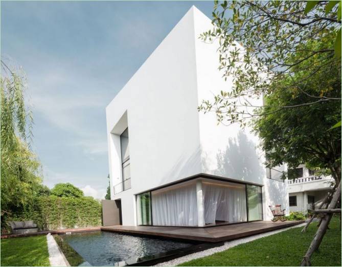 Design de la maison d'angle Baan Moom