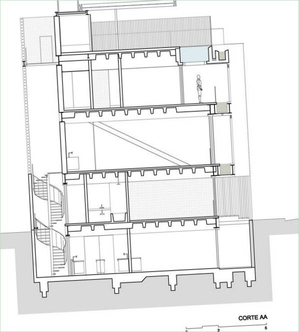 Plan d'étage d'une maison privée 12×12