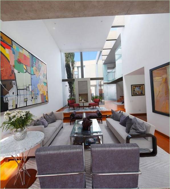 Aménagement intérieur de la Casa Patio au Pérou