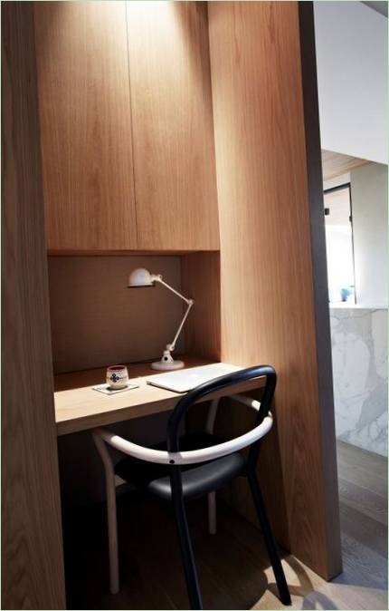 Bureau à domicile au rez-de-chaussée