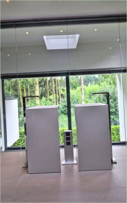 Intérieur de la salle de bain d'une maison de campagne aux Pays-Bas