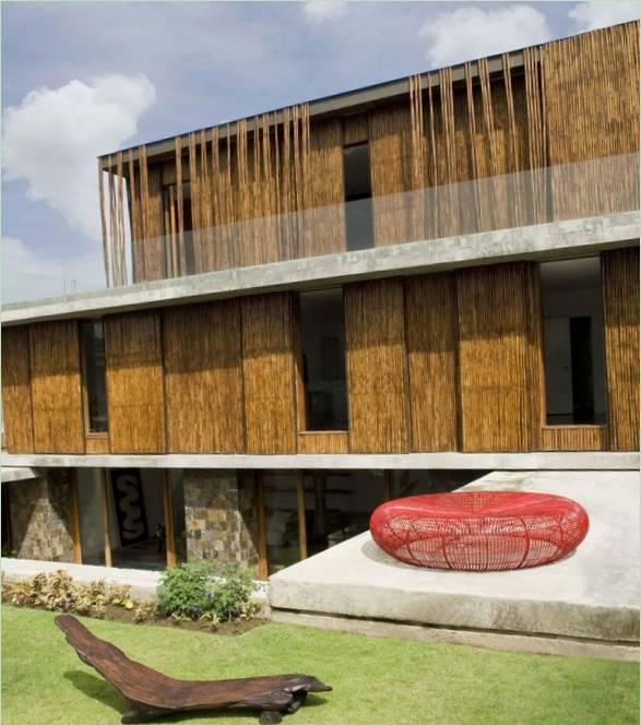 Design original de maison ethnique par l'Atelier Sacha Cotture