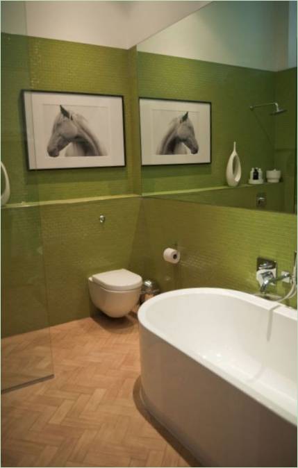Salle de bain à la maison Little Venice en Angleterre