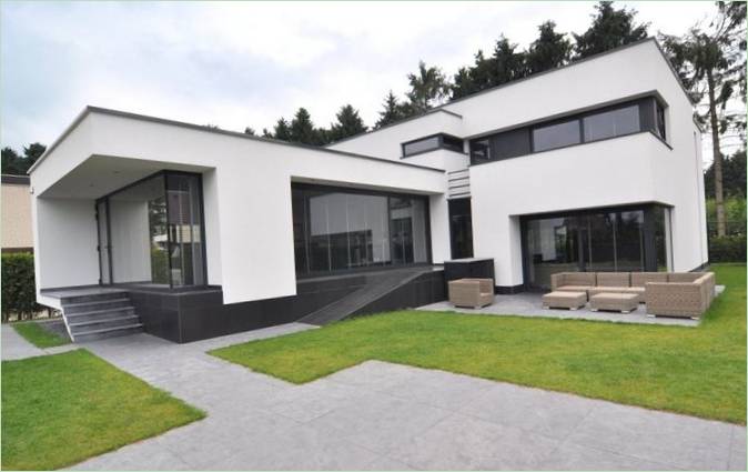 L'extérieur d'une maison de campagne aux Pays-Bas