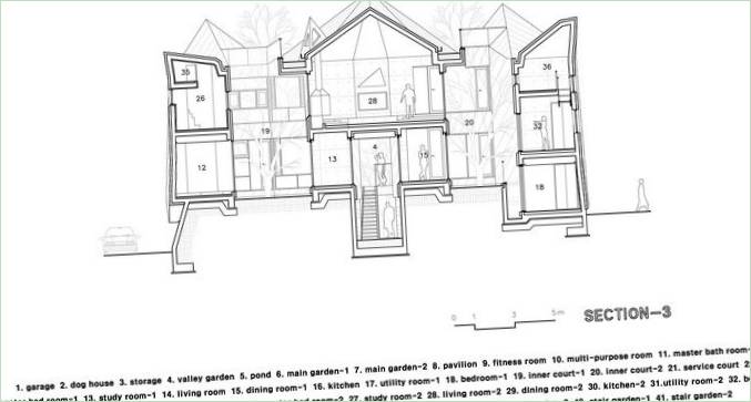 Plan d'étage de la maison de ville Hwa Hun