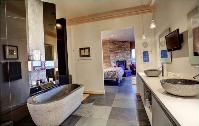 Salle de bain moderne à Park City, Utah