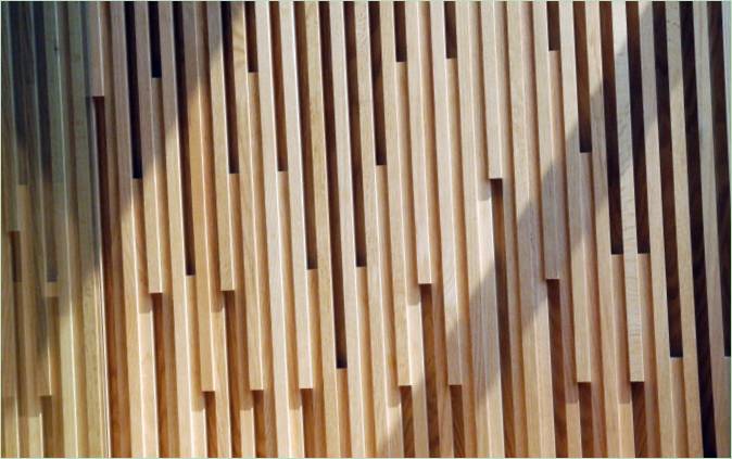 Mur texturé dans un intérieur plat
