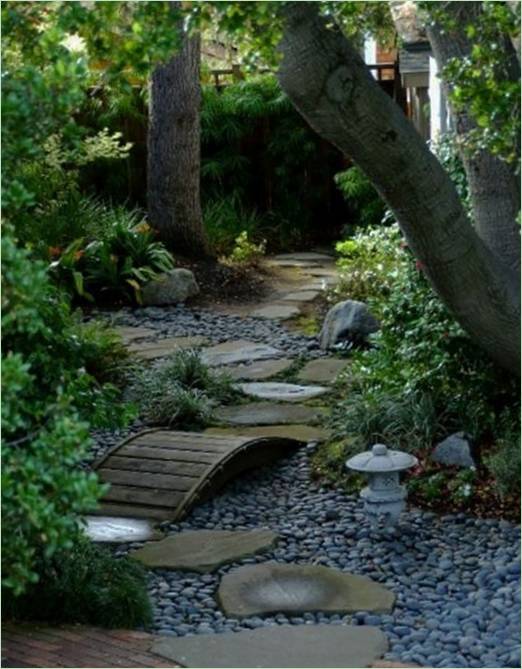 Conception d'une allée de jardin