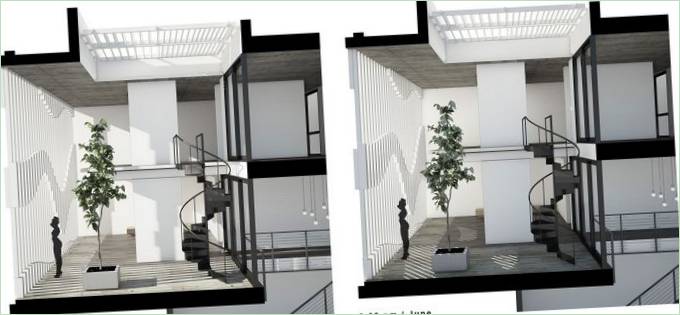 Plan d'une maison privée