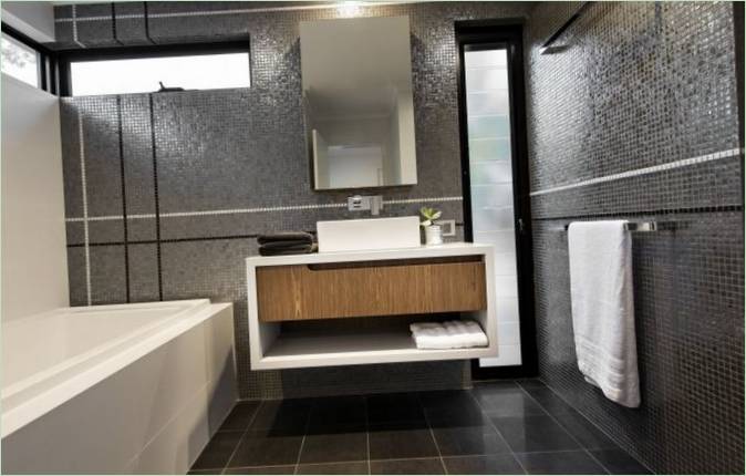 Salle de bain de la maison de campagne Gorgeous Warehaus en Australie