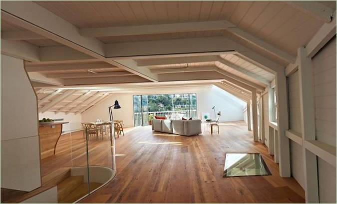 Maison en bois reconstruite