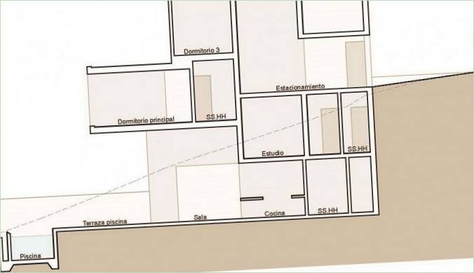 Plan de la maison Casa VU