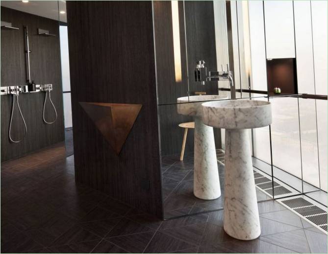 Intérieur de l'appartement Ritz d'Almaty