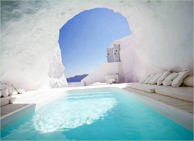 Piscine de Santorin