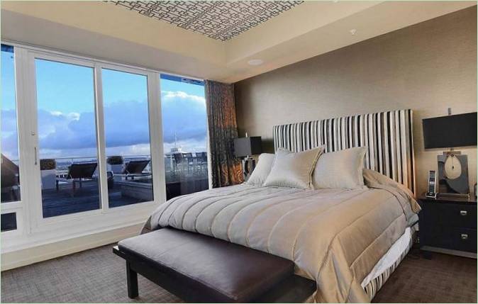 Aménagement intérieur d'une chambre à coucher