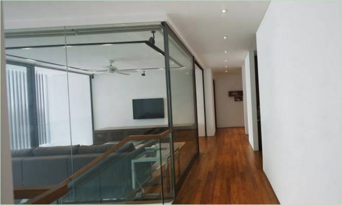 Détails de l'escalier intérieur