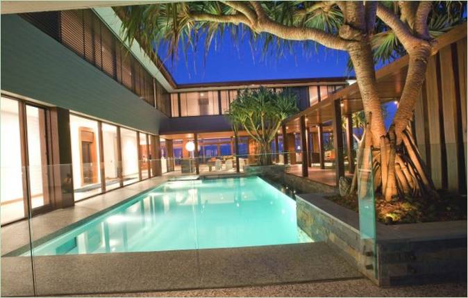 La luxueuse piscine de l'Albatros