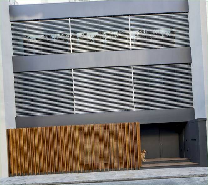 Façade d'une maison privée 12x12 à Rio de Janeiro
