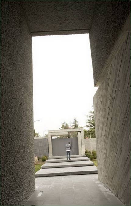 La conception d'une maison à boîte ouverte