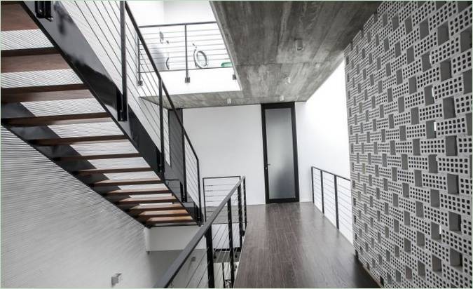 Décor mural pour couloir de maison privée