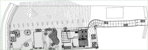 Plans d'étage de la Maison de Zinc en Roumanie