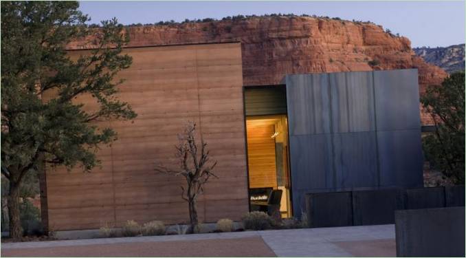 La façade d'une résidence en Arizona