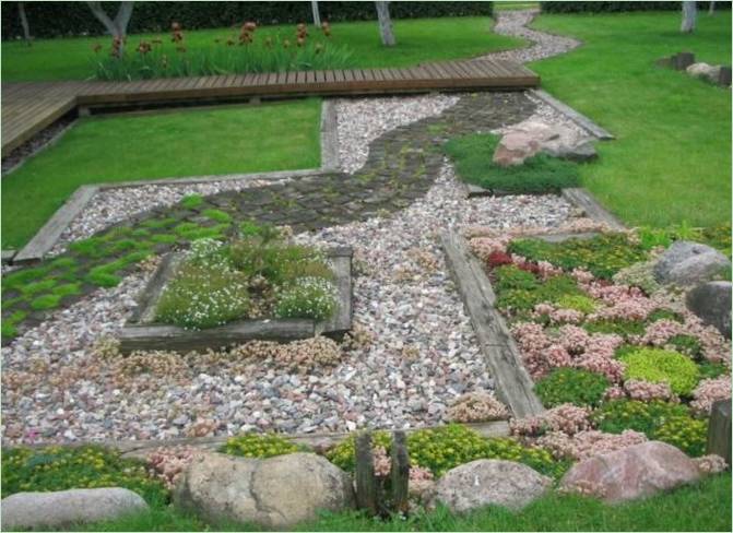 Conception d'un chemin de jardin