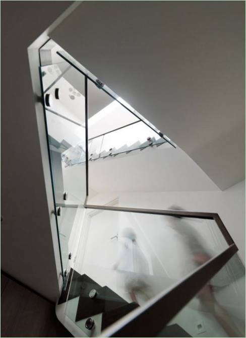 L'escalier d'une résidence de luxe en Australie