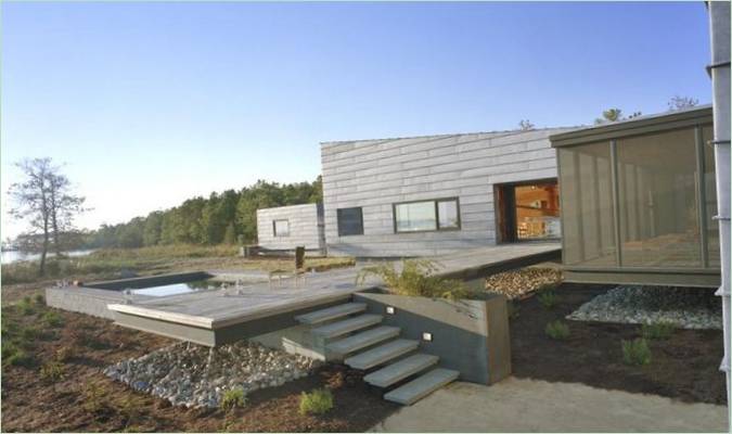 Maisons cabanes par l'architecte David Jameson studio