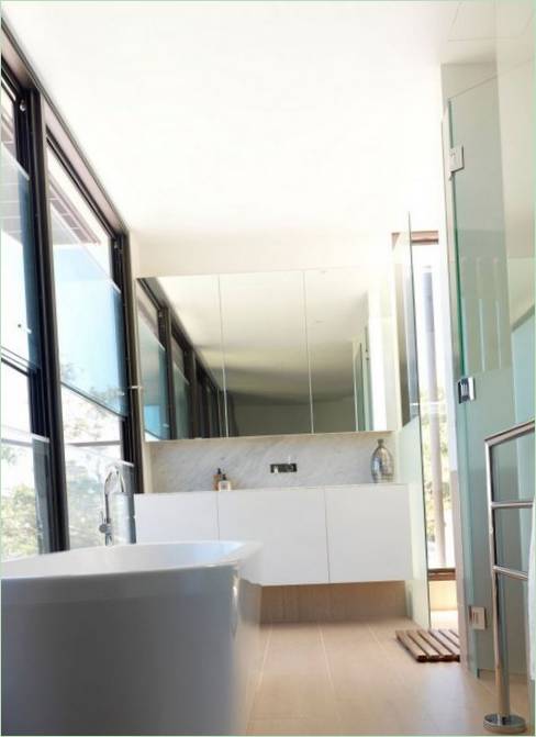 La salle de bain d'une résidence de luxe en Australie