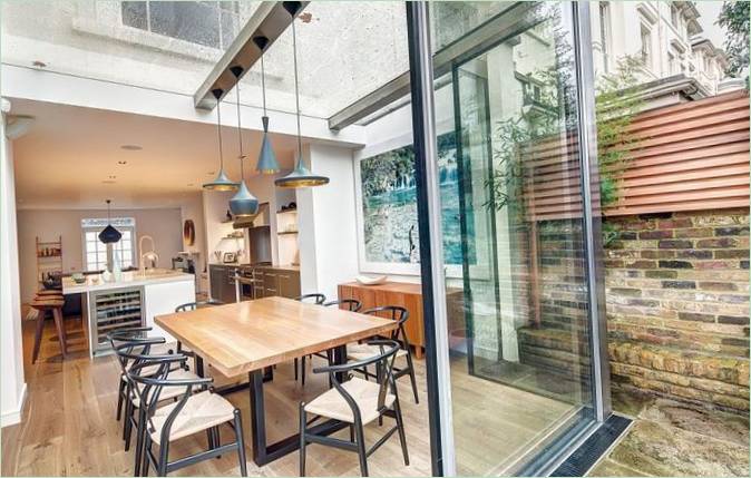 Aménagement intérieur élégant d'une maison à Londres