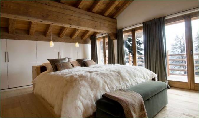 Chalet Dent Blanche dans la station de ski du Valais, Suisse