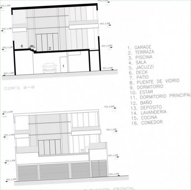 Croquis de toutes les utilisations possibles du manoir de Cristal House