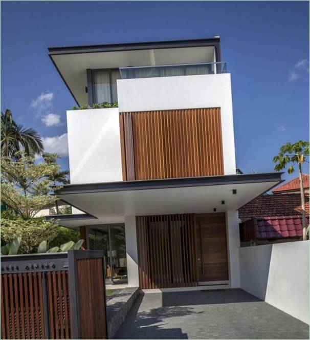Résidence de trois étages Sunny Side House à Singapour