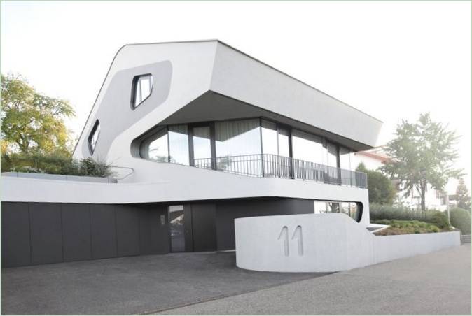 Le design de la maison néo-moderniste Ols Noos en Allemagne