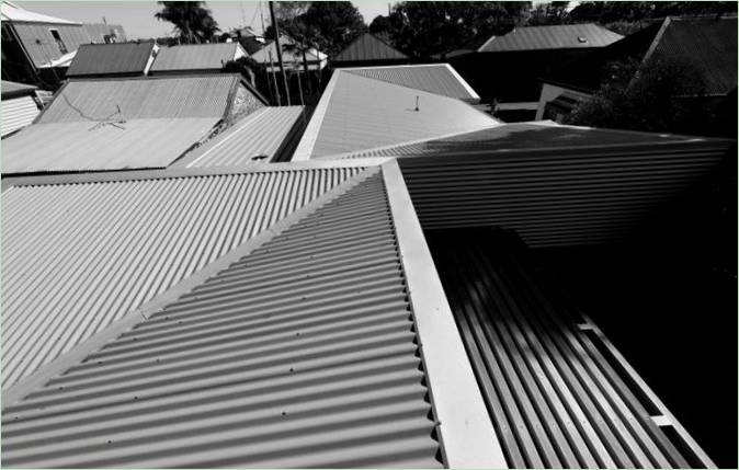 Le toit d'un Bourne Blue Architecture, Australie