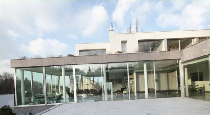 L'extérieur de la Maison de verre de Clamart