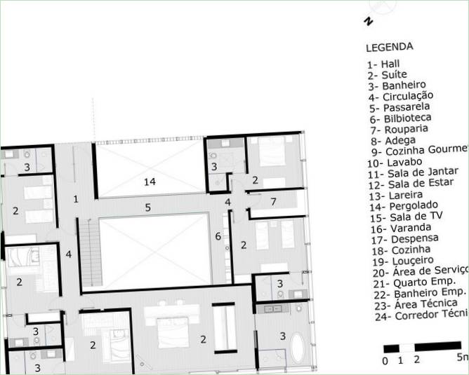 Plan d'étage de la maison