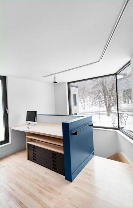 Belle maison contemporaine à Montréal, Canada : Etude