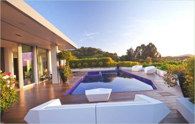 Intérieur de la maison Beverley Hills